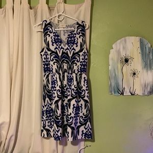 Knee length summer dress . Great design